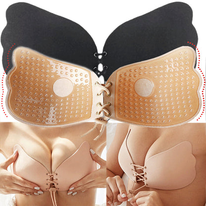 Truekind® Imported Silicon Strapless Push Up Bra [Buy 1 Get 1 Free] 🎁