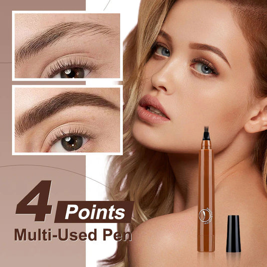Eyebrow Pen Waterproof Pencil Long Lasting Professional Fine Sketch Liquid Eye Brow Pencil