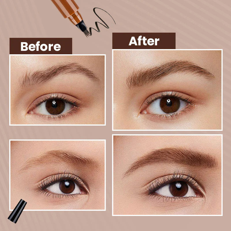 Eyebrow Pen Waterproof Pencil Long Lasting Professional Fine Sketch Liquid Eye Brow Pencil