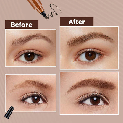 Eyebrow Pen Waterproof Pencil Long Lasting Professional Fine Sketch Liquid Eye Brow Pencil