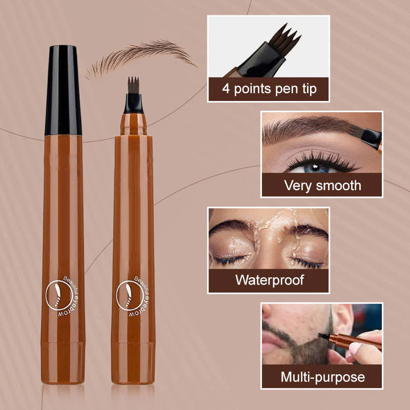 Eyebrow Pen Waterproof Pencil Long Lasting Professional Fine Sketch Liquid Eye Brow Pencil