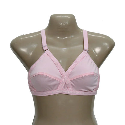 Pack Of 4 Classy Brief Comfortable Cotton Non Padded Bra 🎁