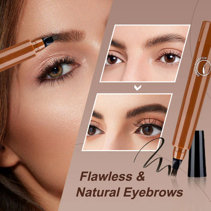 Eyebrow Pen Waterproof Pencil Long Lasting Professional Fine Sketch Liquid Eye Brow Pencil