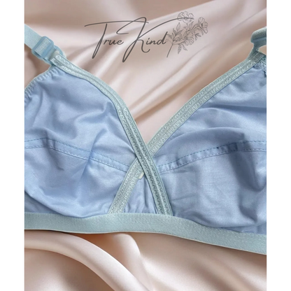 Truekind® Pack Of 4 Classy Brief Comfortable Cotton Non Padded Bra 🎁