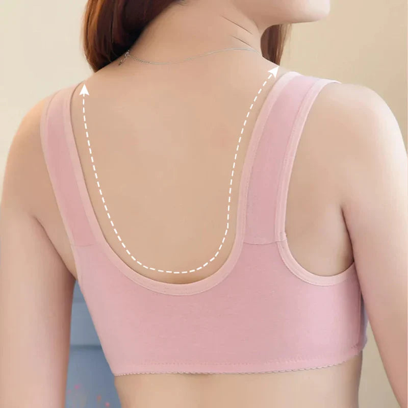 Imported™ Anti Sagging Front Open Cooling Cotton Bra 😍