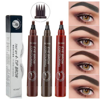 Eyebrow Pen Waterproof Pencil Long Lasting Professional Fine Sketch Liquid Eye Brow Pencil