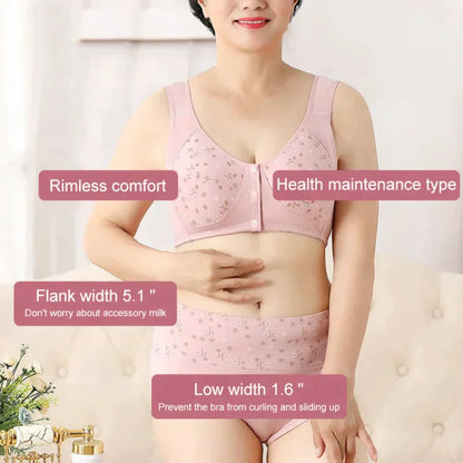 Imported™ Anti Sagging Front Open Cooling Cotton Bra 😍