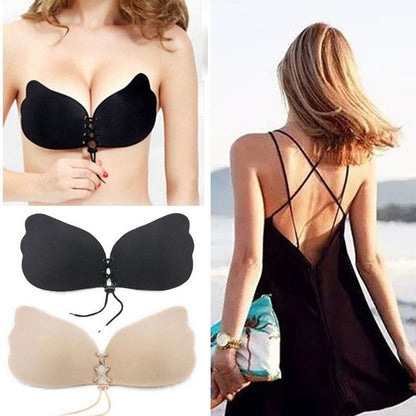 Truekind® Imported Silicon Strapless Push Up Bra [Buy 1 Get 1 Free] 🎁