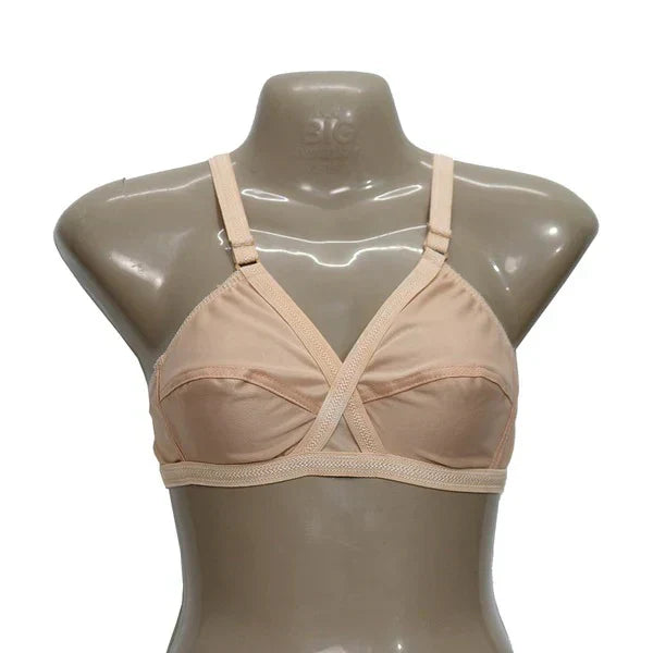 Pack Of 4 Classy Brief Comfortable Cotton Non Padded Bra 🎁