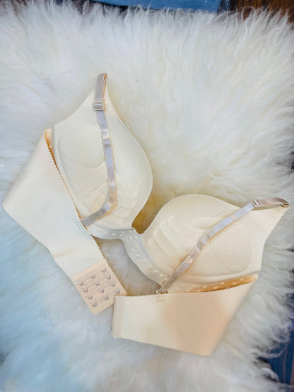 Truekind® Imported Seamless Padded Push-up Bra - Cream Edition 🎁