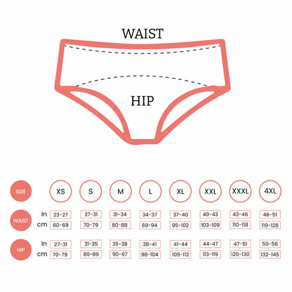 Truekind® 4 Layered Leak Proof Period Panty for Heavy Flow