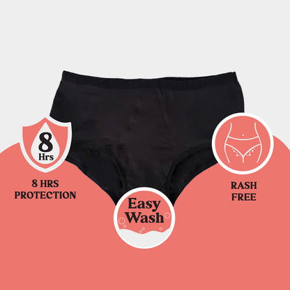 Truekind® 4 Layered Leak Proof Period Panty for Heavy Flow