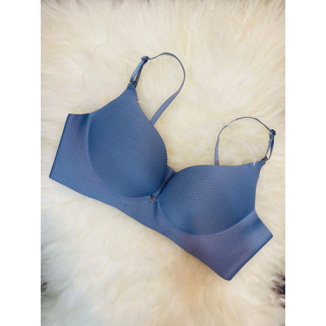 Truekind® Imported Seamless Padded Push-up Bra - Blue Edition 🎁