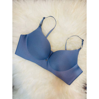 Truekind® Imported Seamless Padded Push-up Bra - Blue Edition 🎁