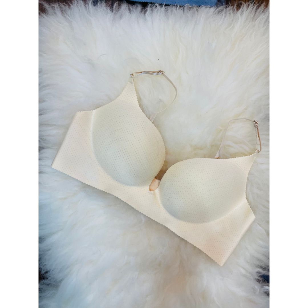 Truekind® Imported Seamless Padded Push-up Bra - Cream Edition 🎁