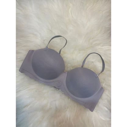 Truekind® Imported Seamless Floral Pattern Padded Bra – Gray Edition 🎁