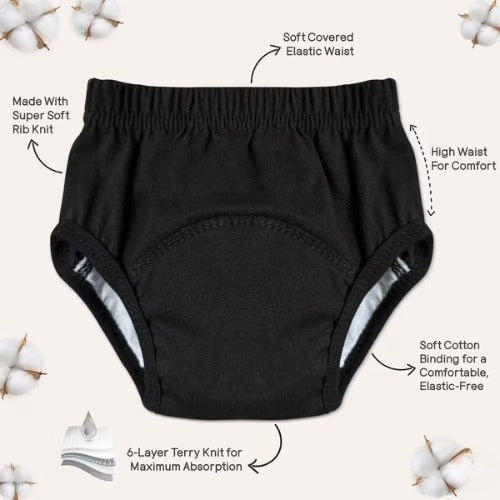 Truekind® Kid's Reusable Training Pants & Diaper