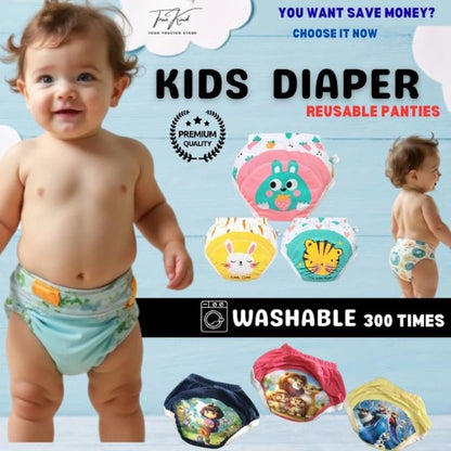 Truekind® Kid's Reusable Training Pants & Diaper