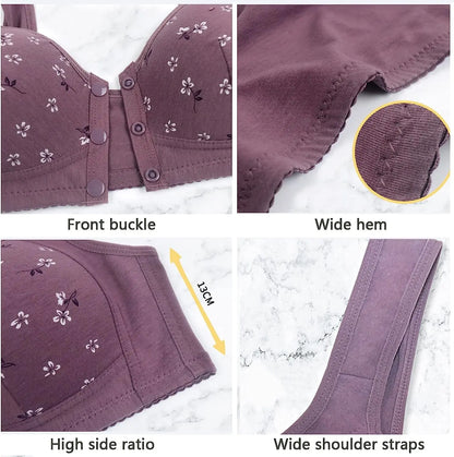 Imported™ Anti Sagging Front Open Cooling Cotton Bra 😍