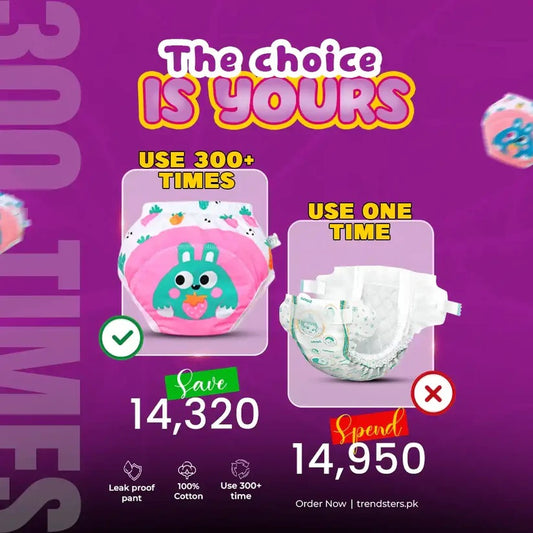 Truekind® Kid's Reusable Training Pants & Diaper