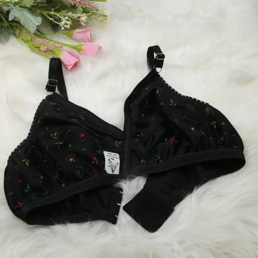 4 Piece Comfortable Printed jersey bra [Pack of 4] 🎁