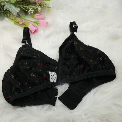 4 Piece Comfortable Printed jersey bra [Pack of 4] 🎁