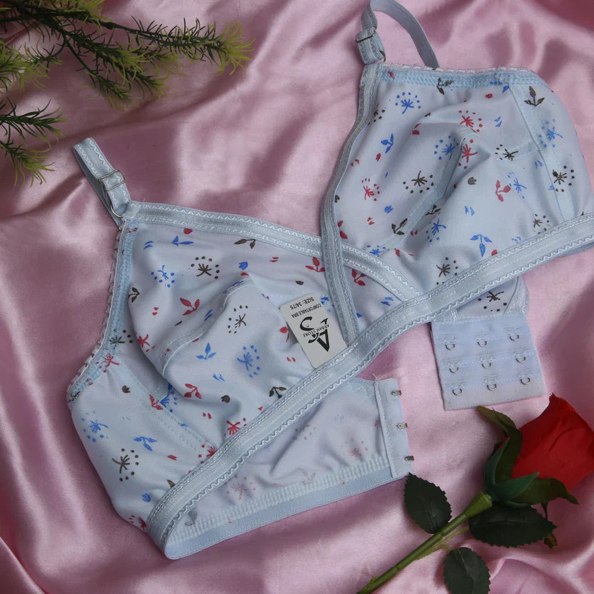 4 Piece Comfortable Printed jersey bra [Pack of 4] 🎁