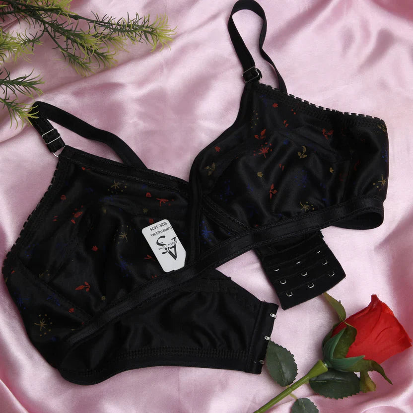 4 Piece Comfortable Printed jersey bra [Pack of 4] 🎁