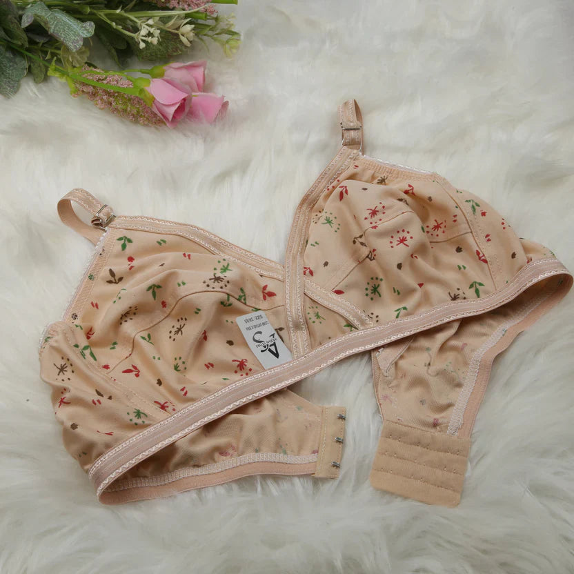4 Piece Comfortable Printed jersey bra [Pack of 4] 🎁