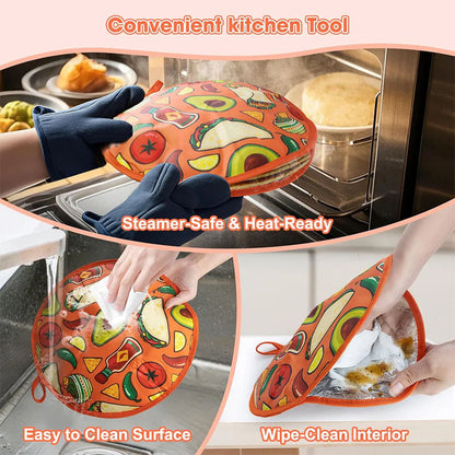 Roti Heat Insulated Cloth Pouch